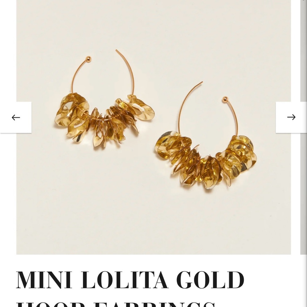 Mignonne Gavigan Gold Ornate Earrings
